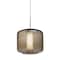 Besa Lighting Niles 10 Cord Pendant, Smoke Bubble/Opal, Satin Nickel, 1x60W Incandescent 1JT-NILES10SO-SN - alternate 1